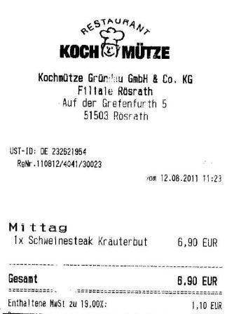 kmid Hffner Kochmtze Restaurant